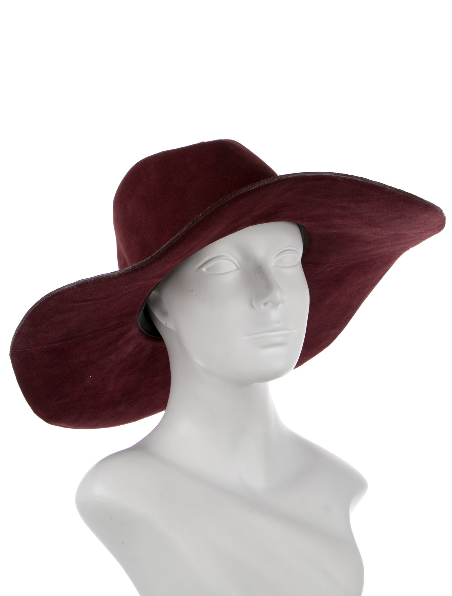 Emilio Pucci Calfskin Wide Brim Sun Hat