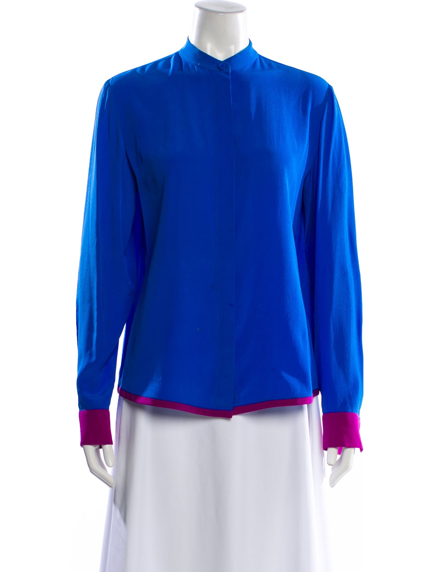 Emilio Pucci Silk Long Sleeve Blouse