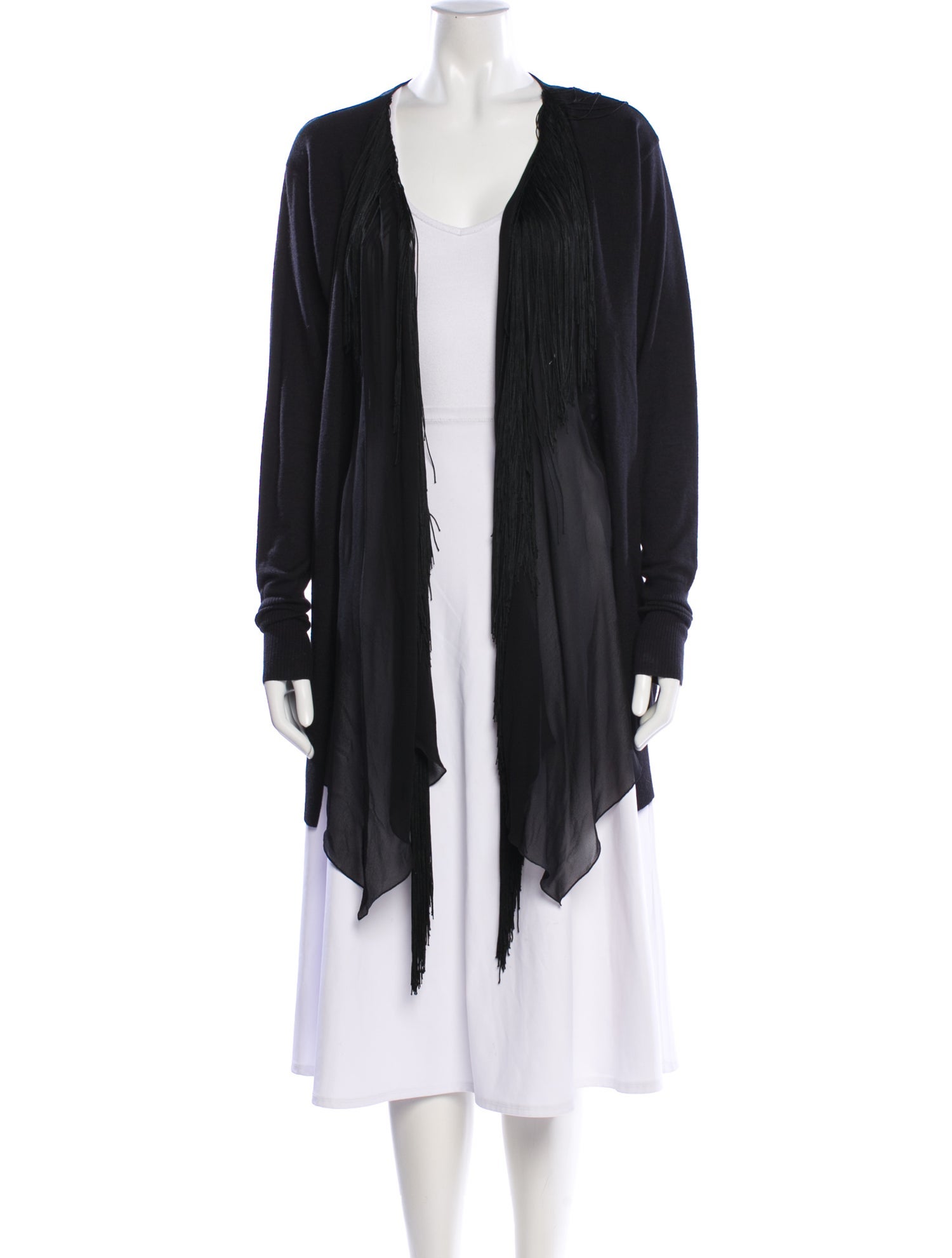 Emilio Pucci Silk Open Front Sweater