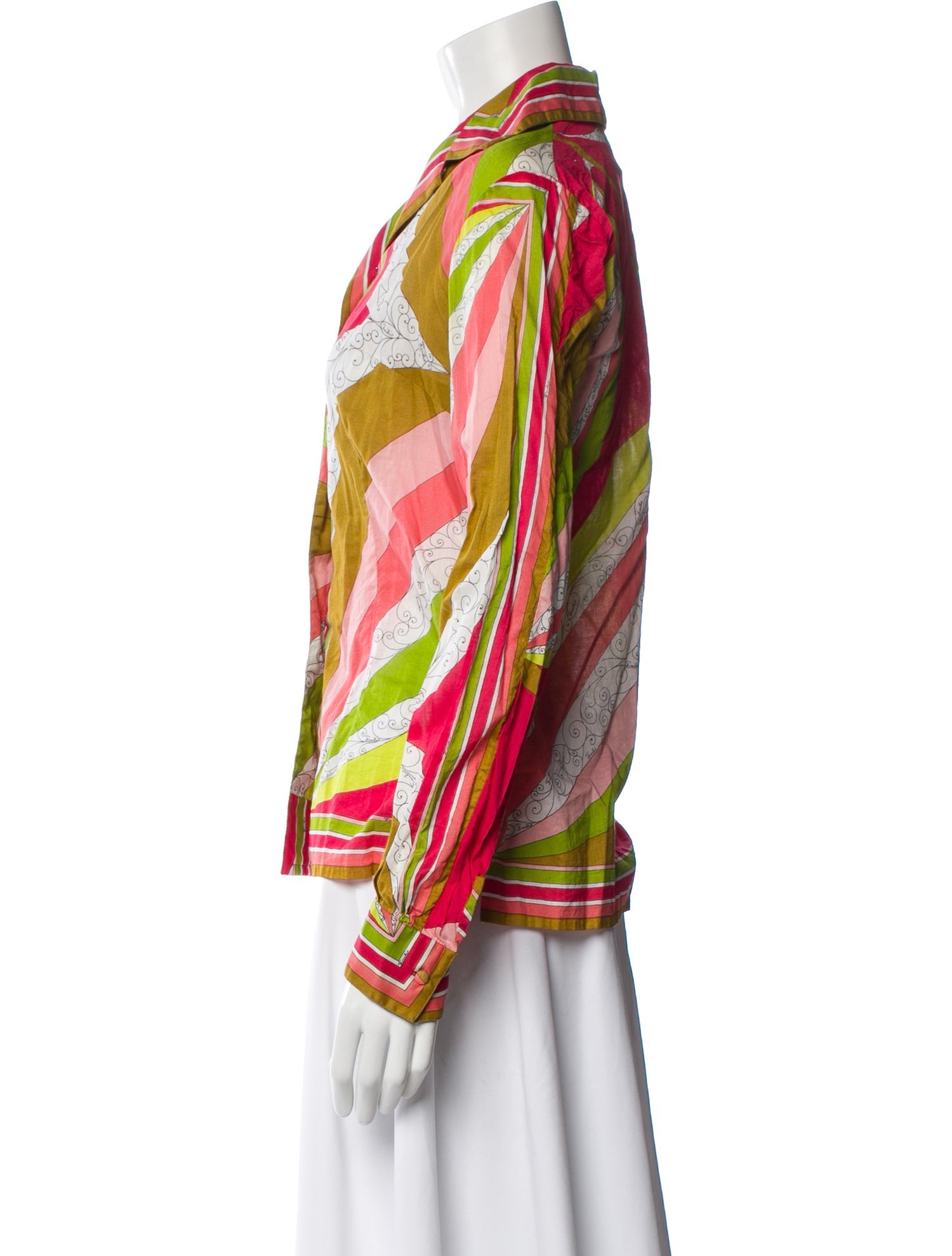Emilio Pucci Vintage 1960's Button-Up Top