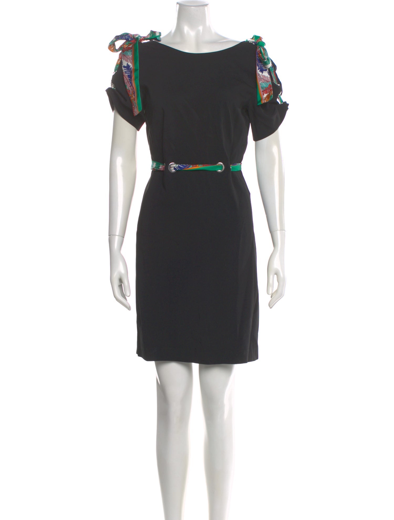 Emilio Pucci Bateau Neckline Mini Dress