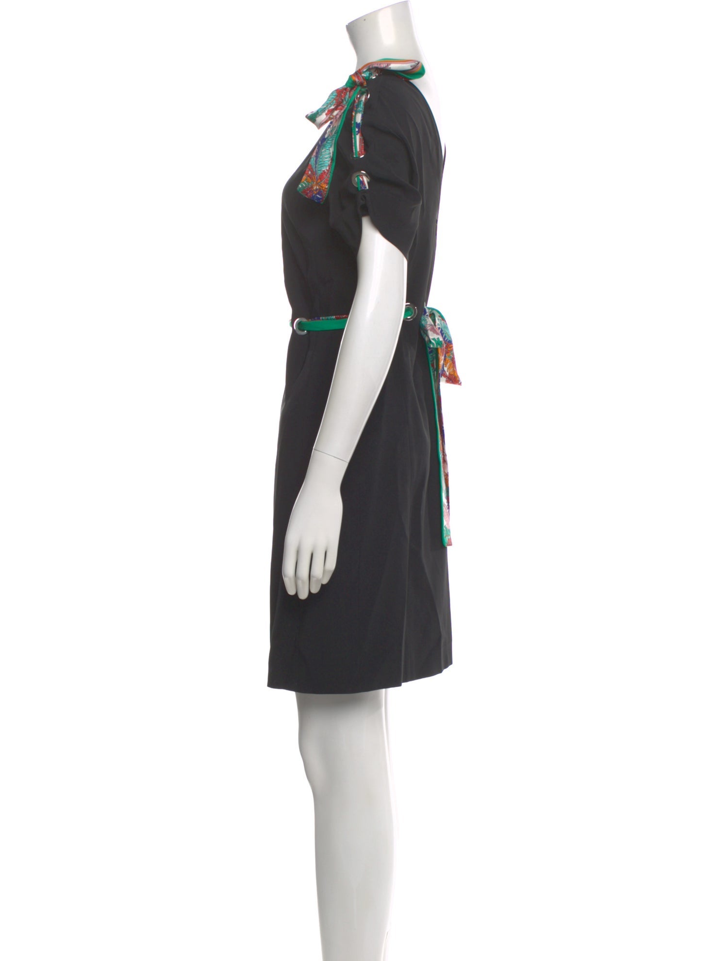 Emilio Pucci Bateau Neckline Mini Dress