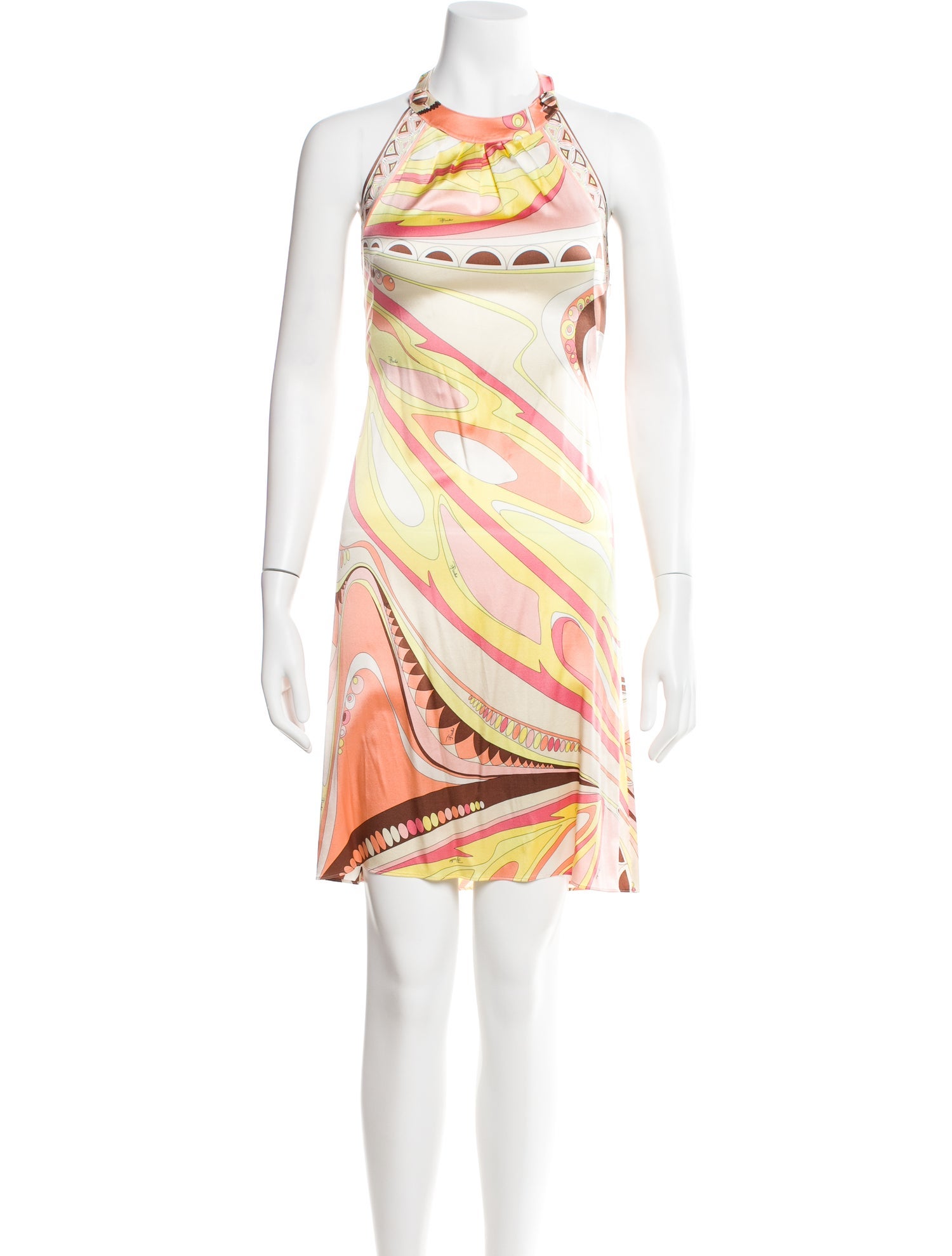 Emilio Pucci Silk Knee-Length Dress