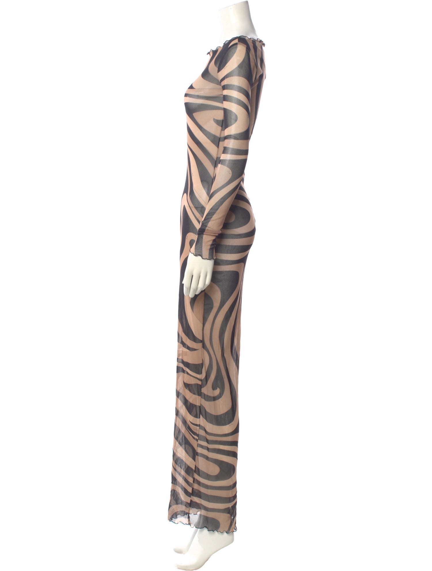 Emilio Pucci Printed Long Dress