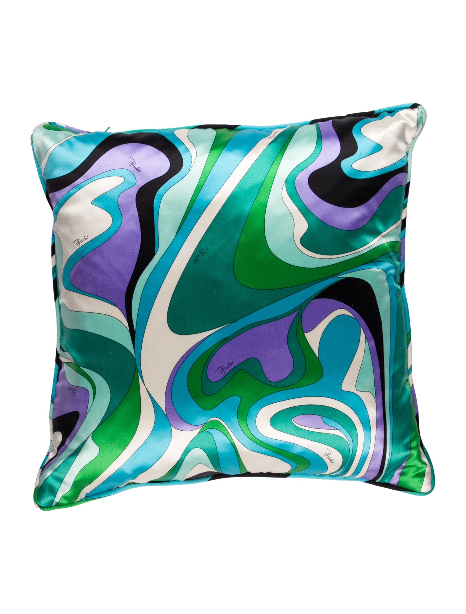 Emilio Pucci Silk Throw Pillow