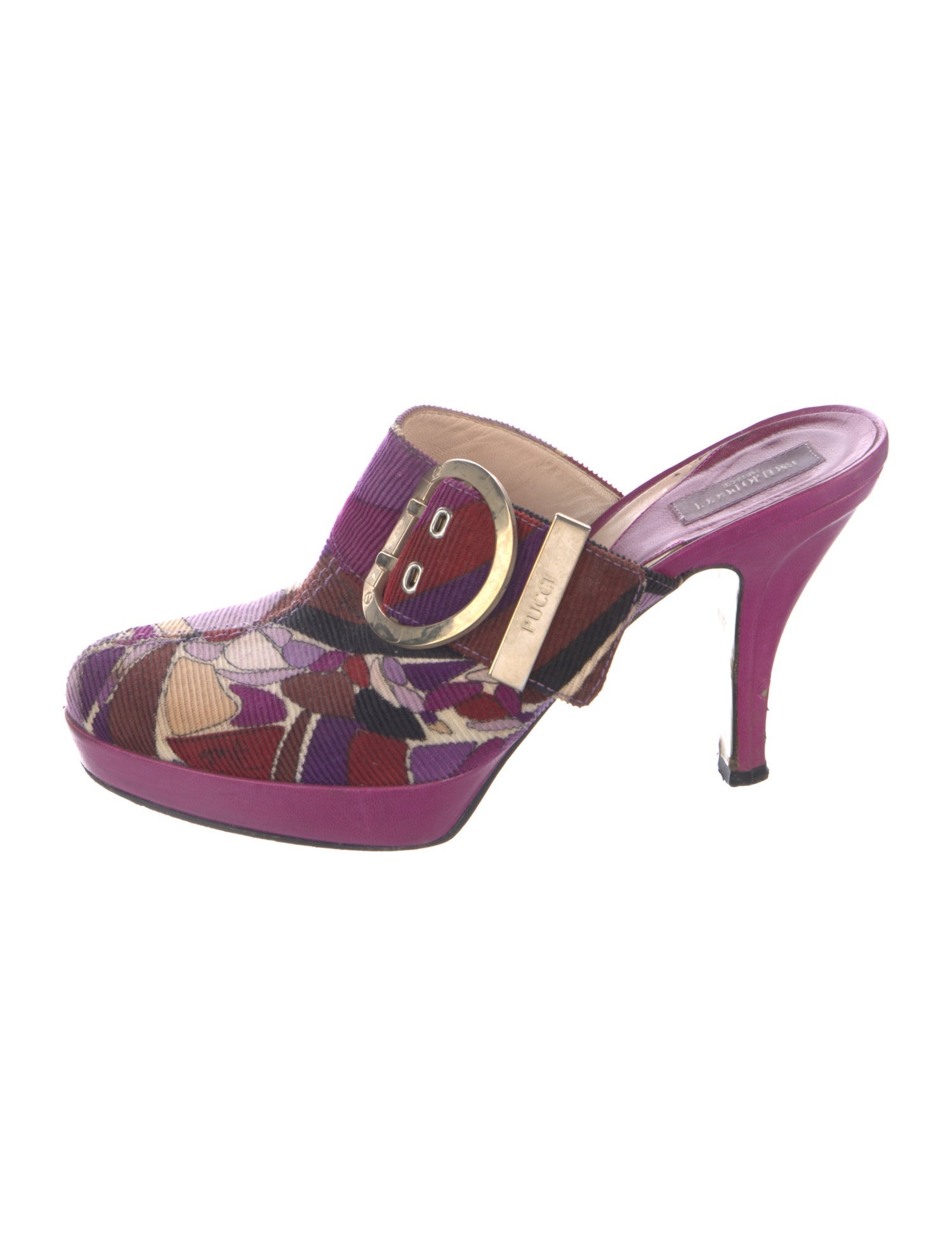 Emilio Pucci Printed Mules