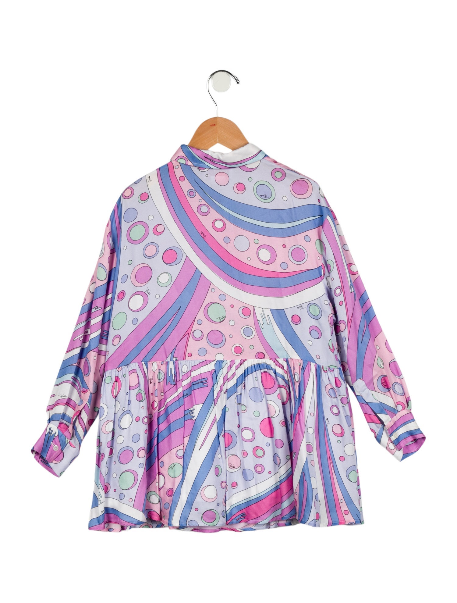 Emilio Pucci Girls' Long Sleeve Dress