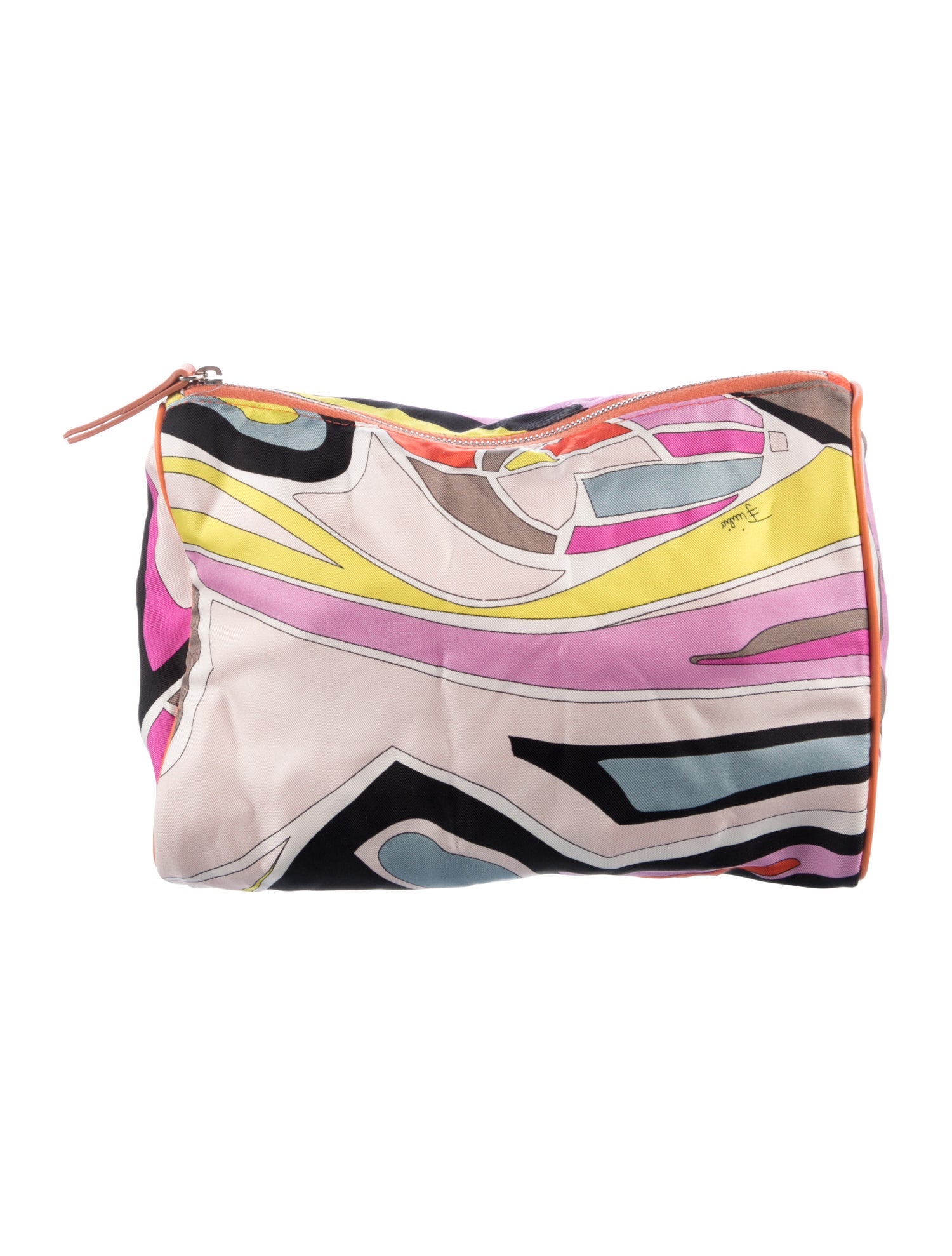Emilio Pucci Printed Nylon Cosmetic Pouch