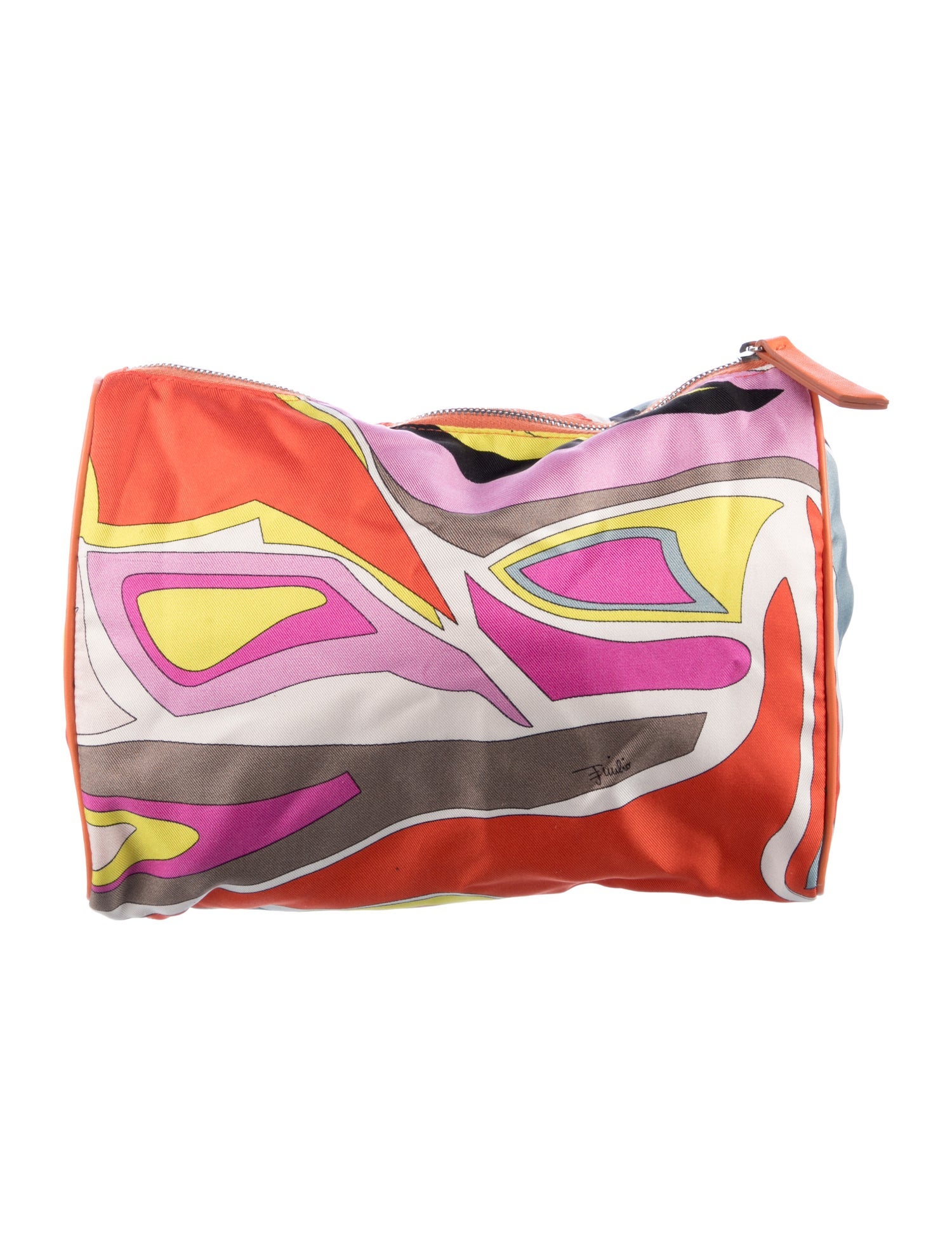 Emilio Pucci Printed Nylon Cosmetic Pouch
