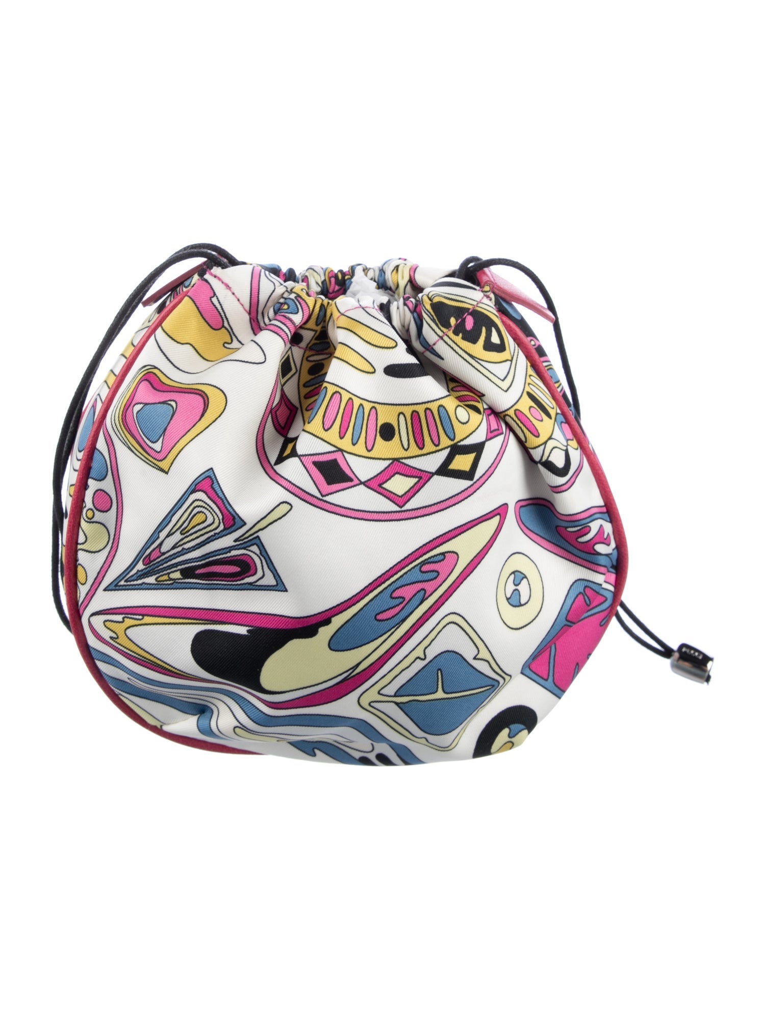 Emilio Pucci Printed Nylon Drawstring Cosmetic Pouch