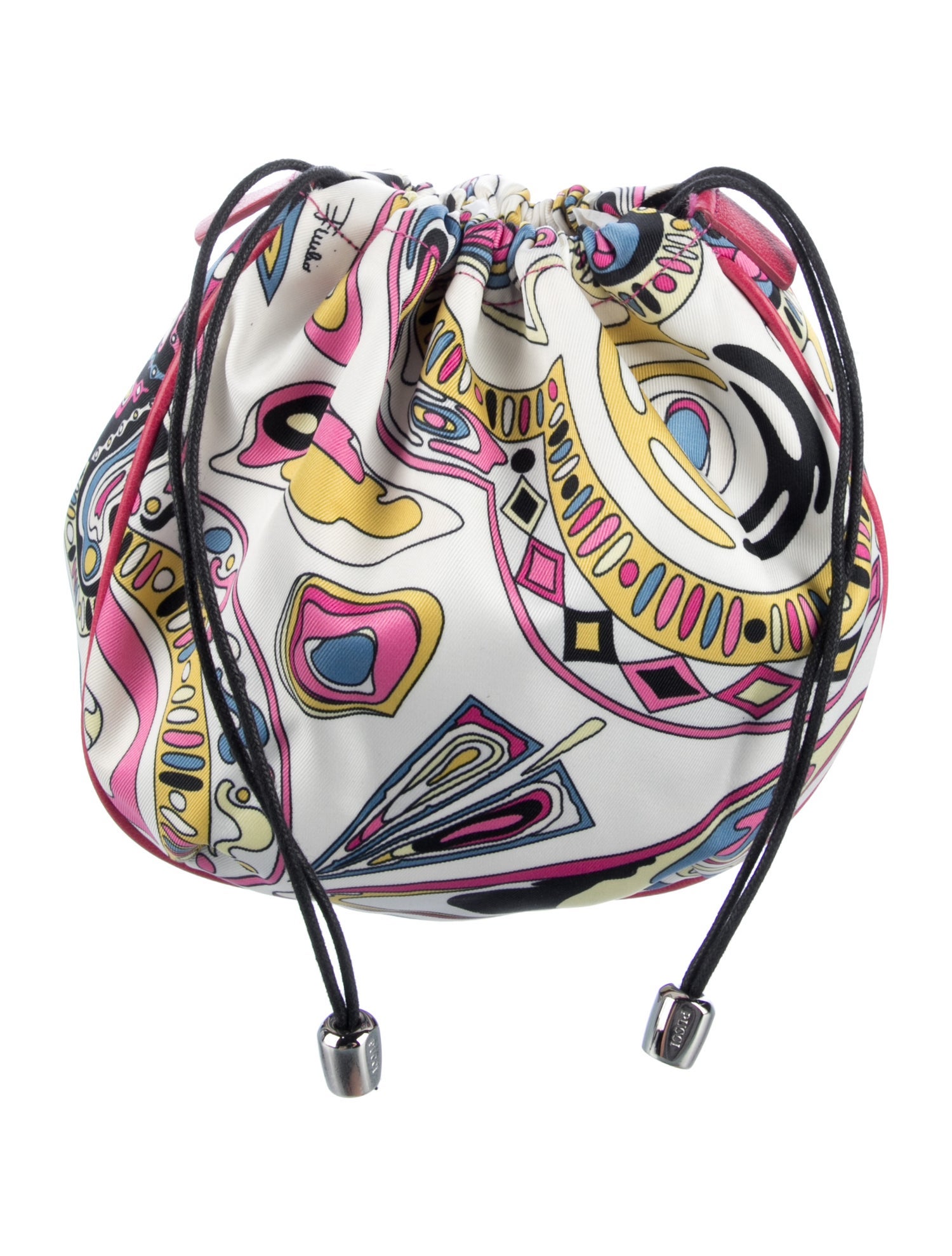 Emilio Pucci Printed Nylon Drawstring Cosmetic Pouch