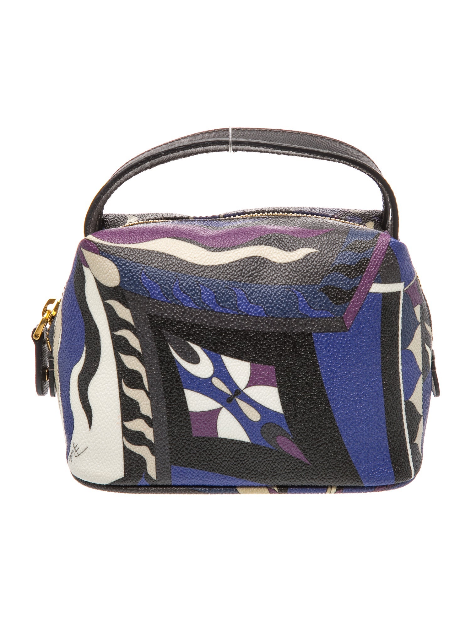 Emilio Pucci Leather Top Handle Bag