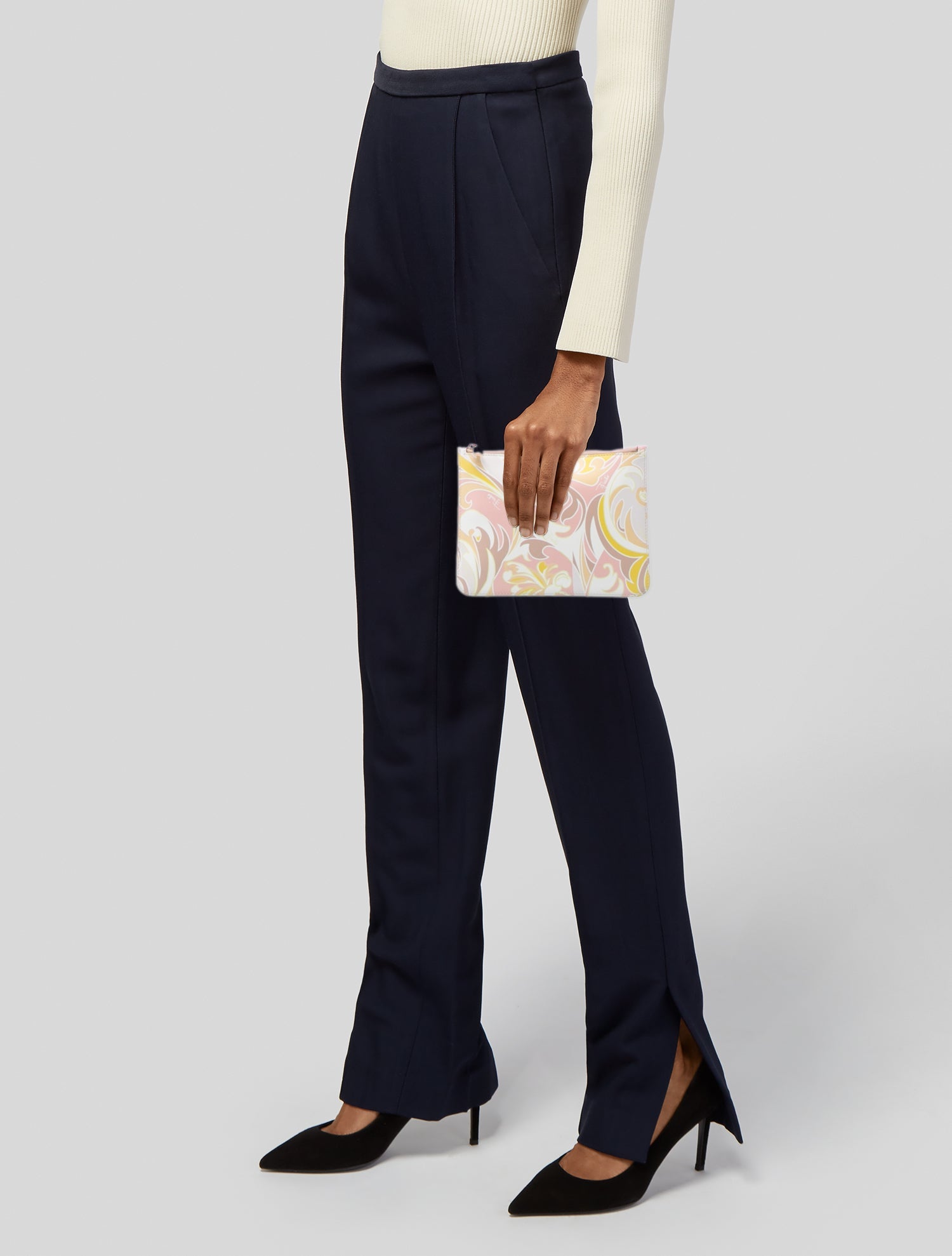 Emilio Pucci Leather Clutch