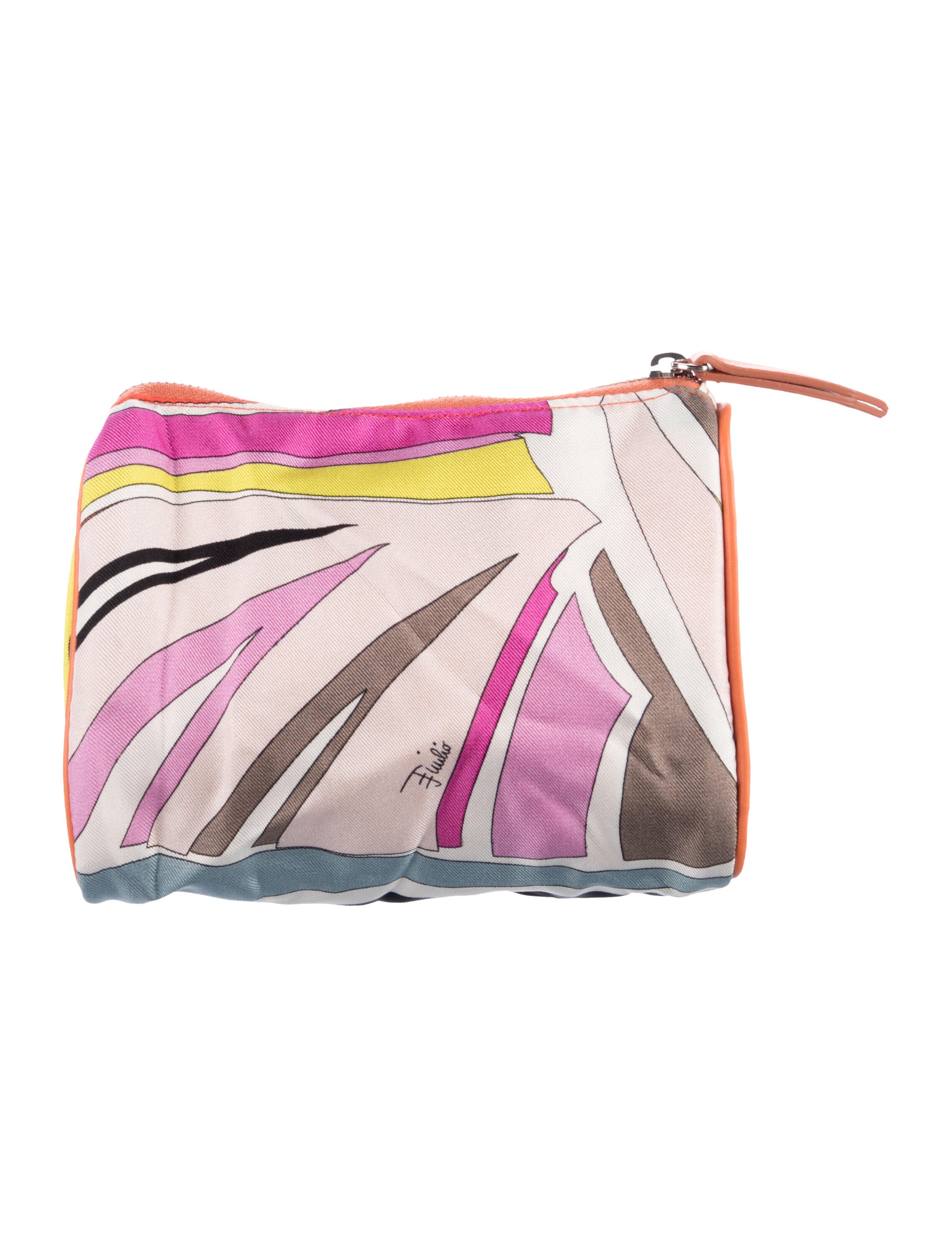 Emilio Pucci Printed Nylon Cosmetic Bag