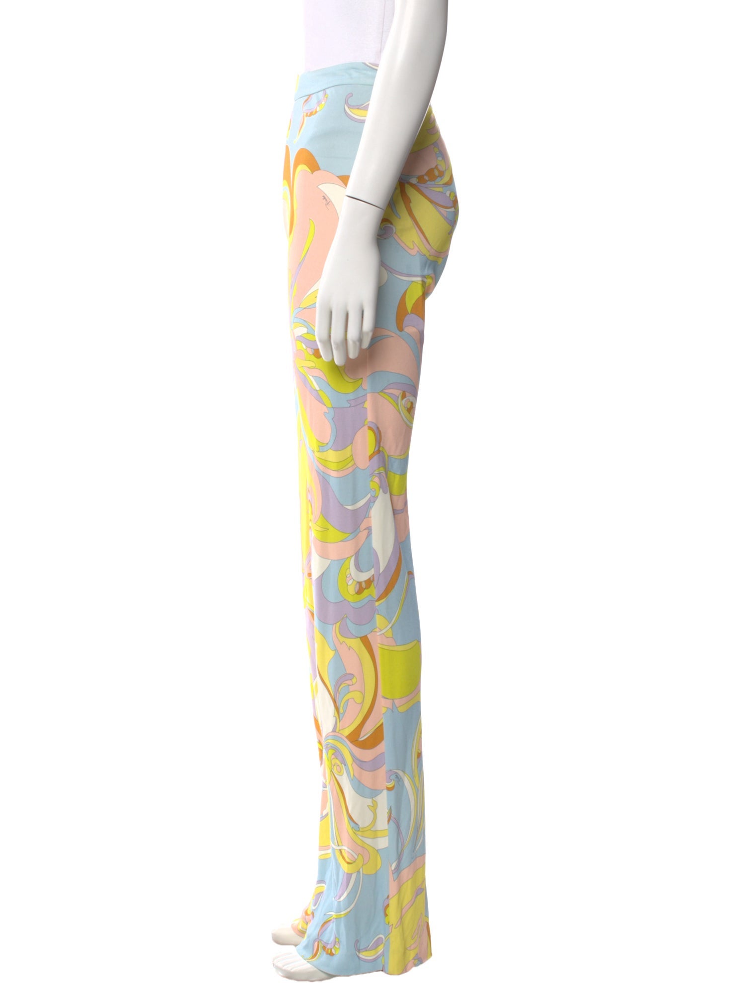 Emilio Pucci Printed Wide Leg Pants