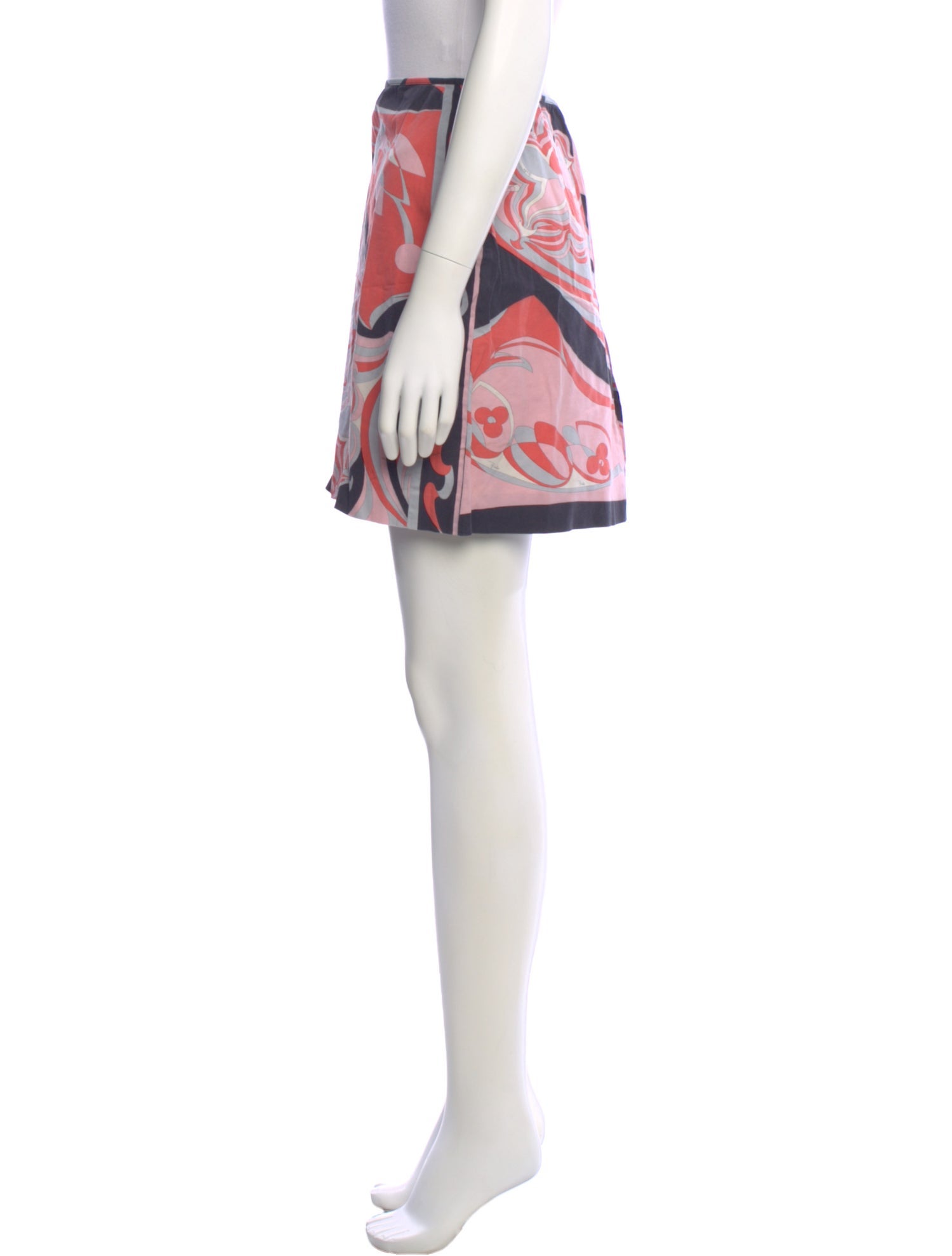 Emilio Pucci Paisley Print Mini Skirt