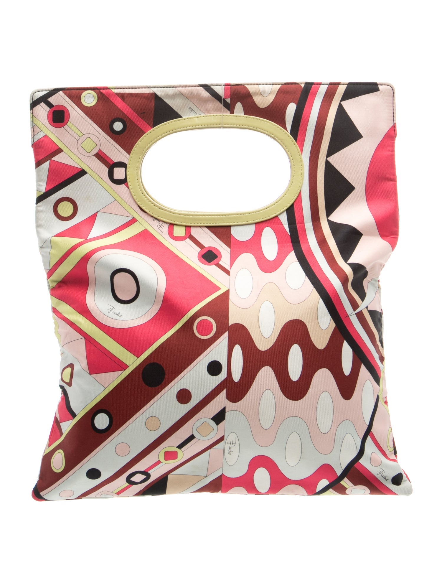 Emilio Pucci Nylon Top Handle Bag