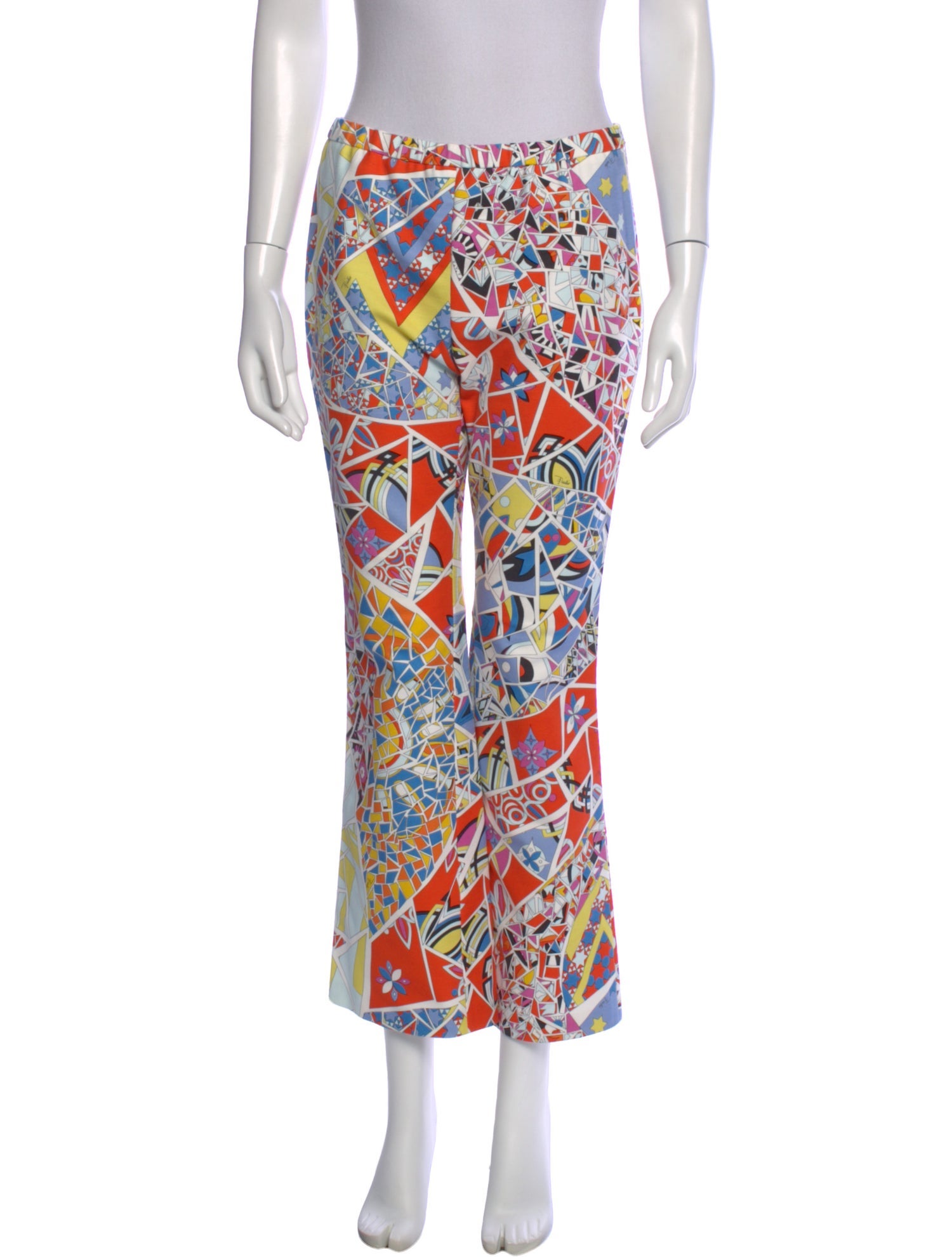 Emilio Pucci Printed Wide Leg Pants