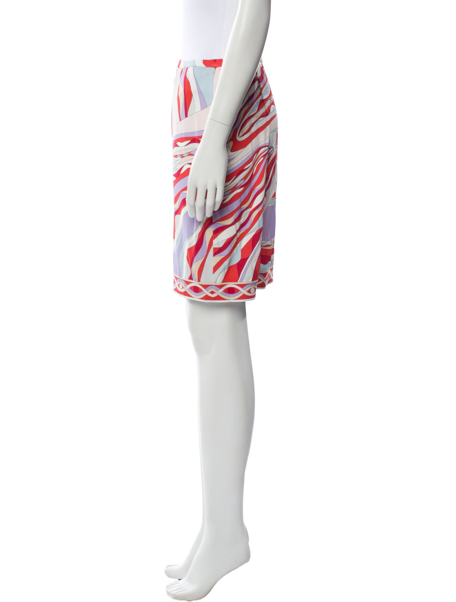 Emilio Pucci Striped Mini Skirt