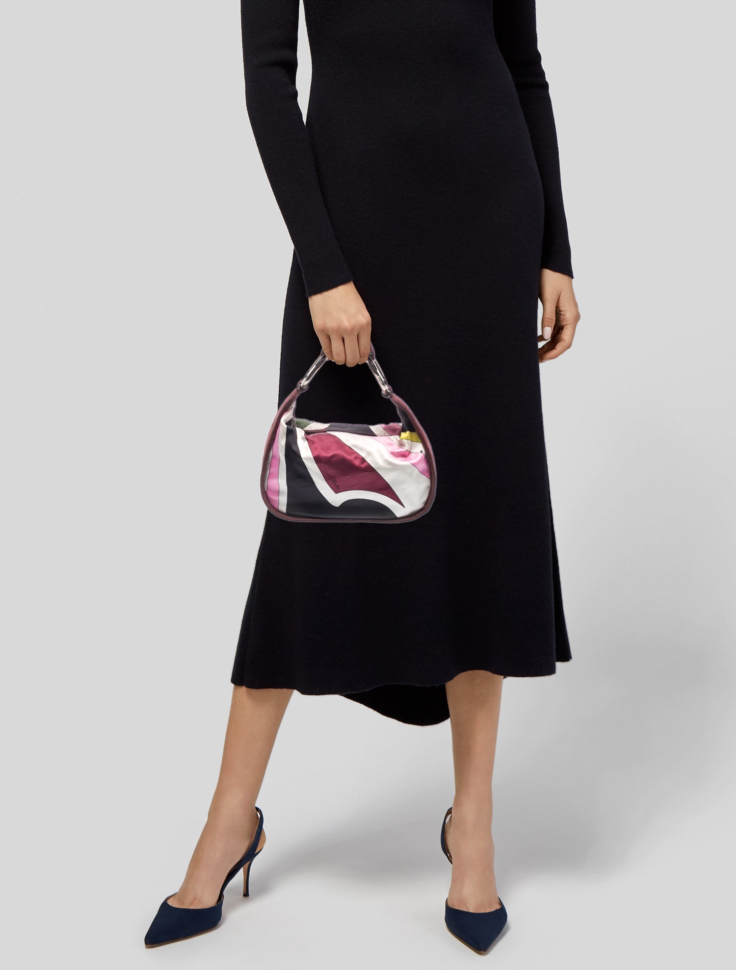 Emilio Pucci Leather Top Handle Bag