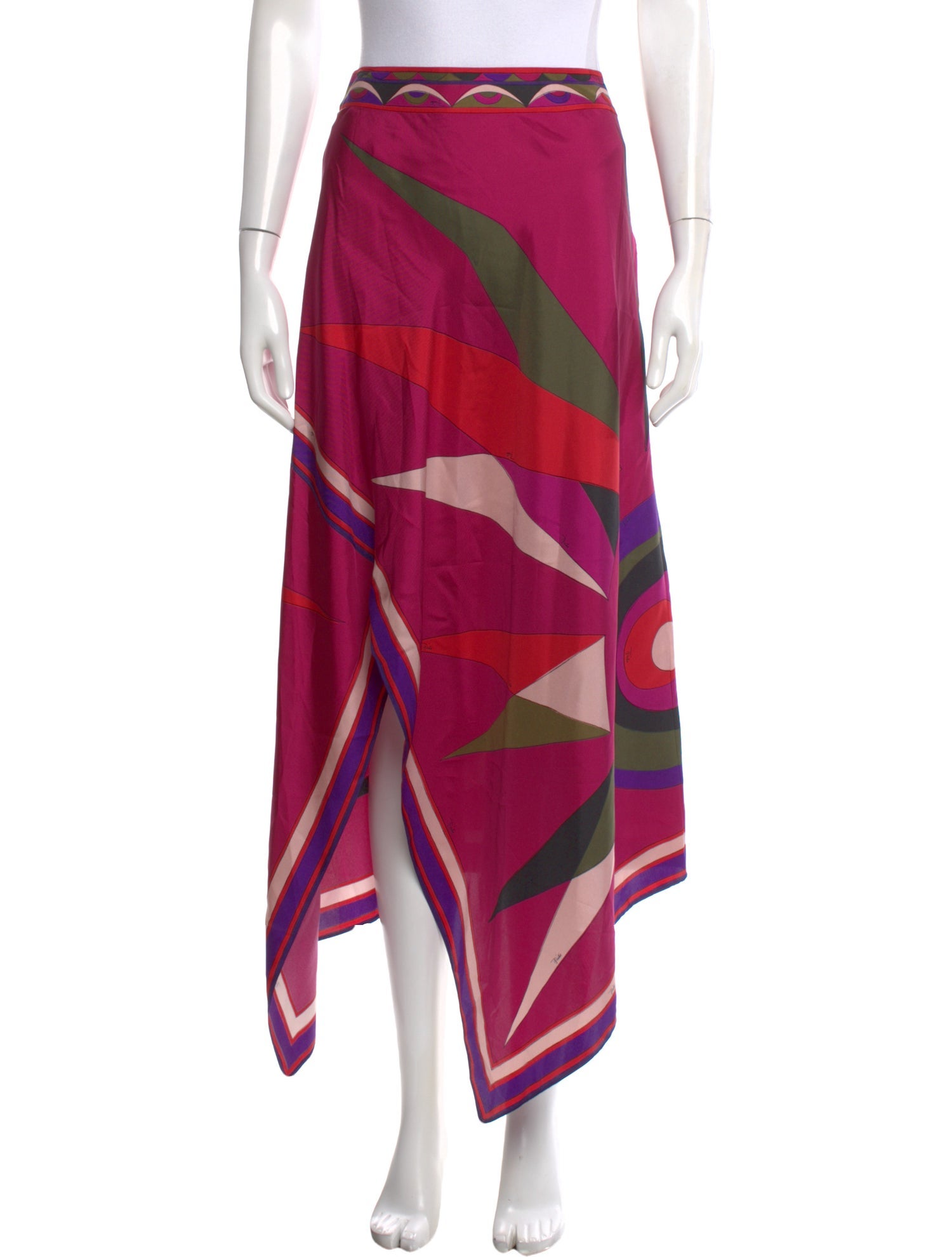 Emilio Pucci Silk Long Skirt