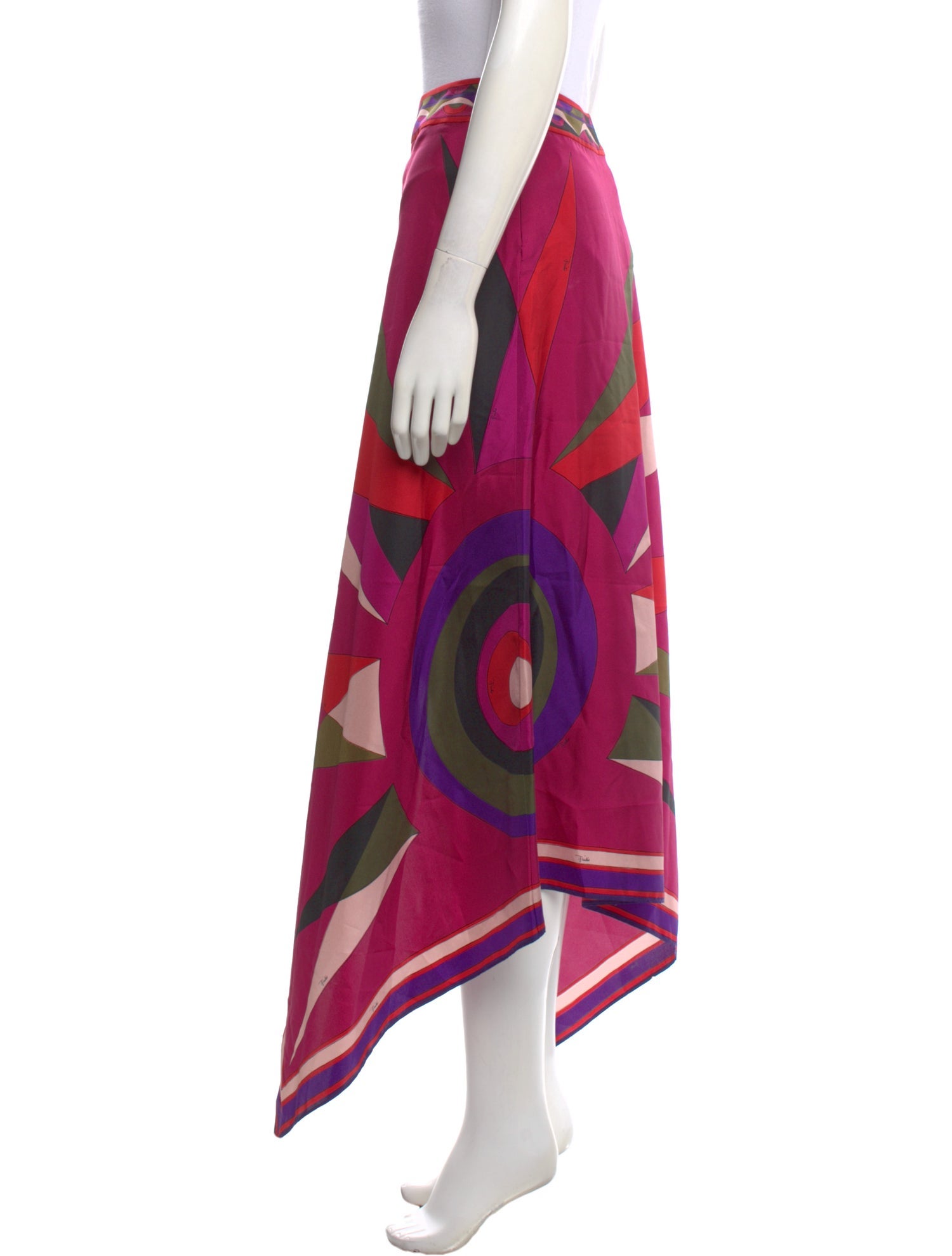 Emilio Pucci Silk Long Skirt
