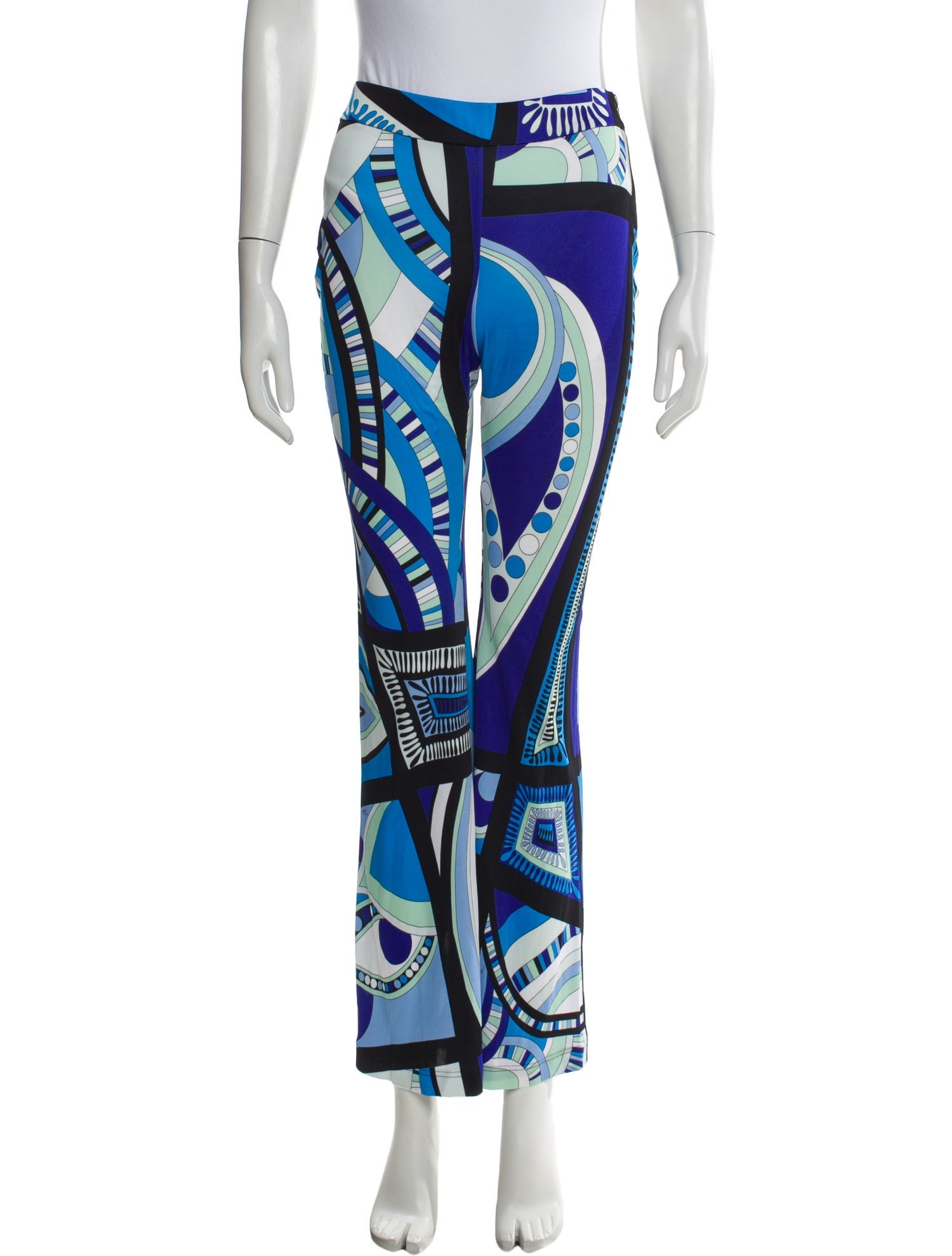 Emilio Pucci Printed Wide Leg Pants