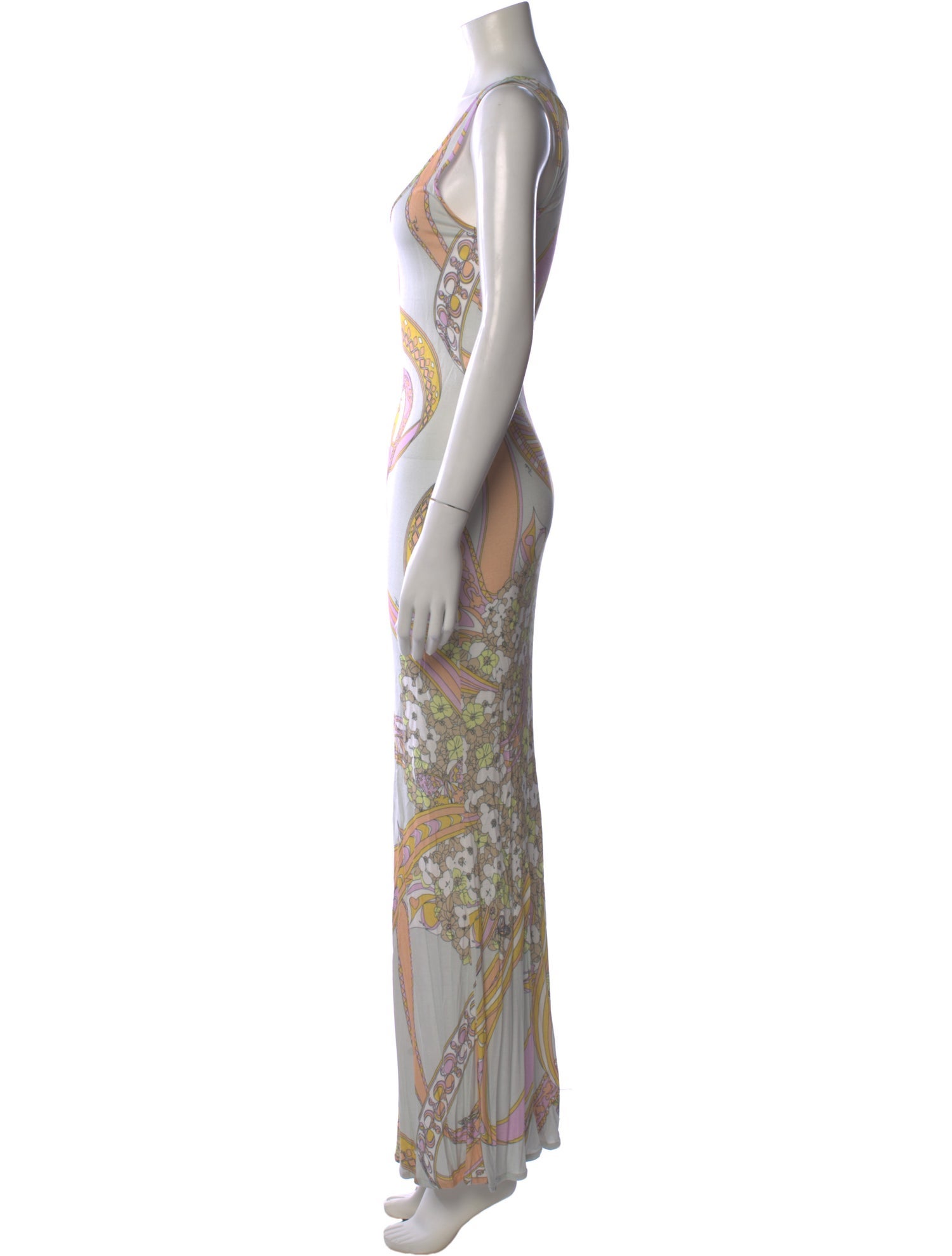 Emilio Pucci Printed Long Dress