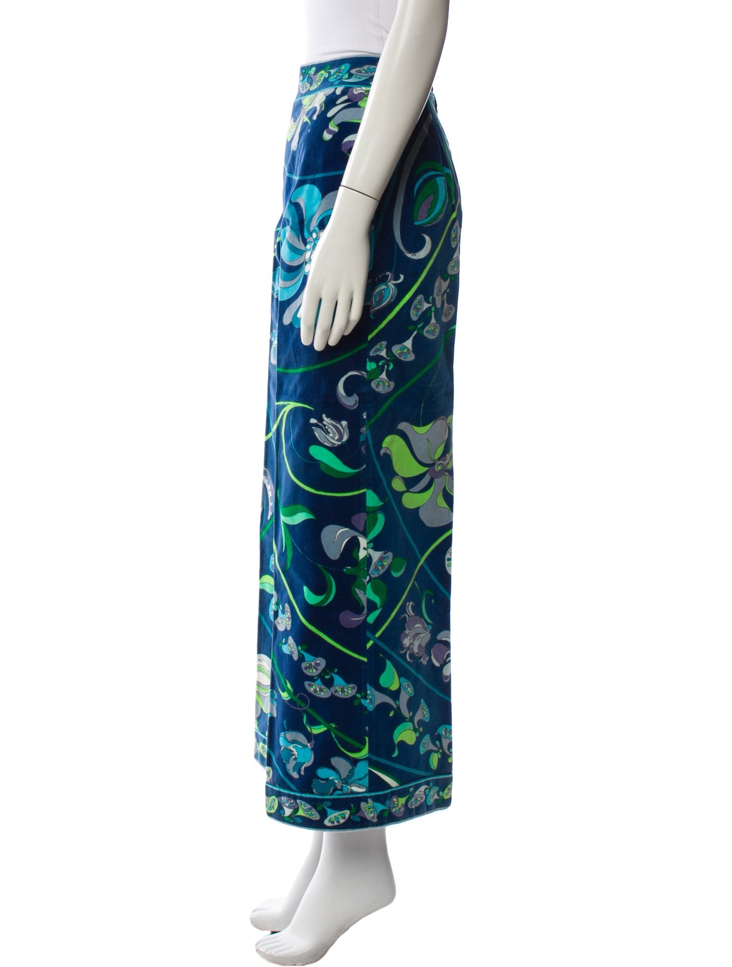Emilio Pucci Printed Wide Leg Pants