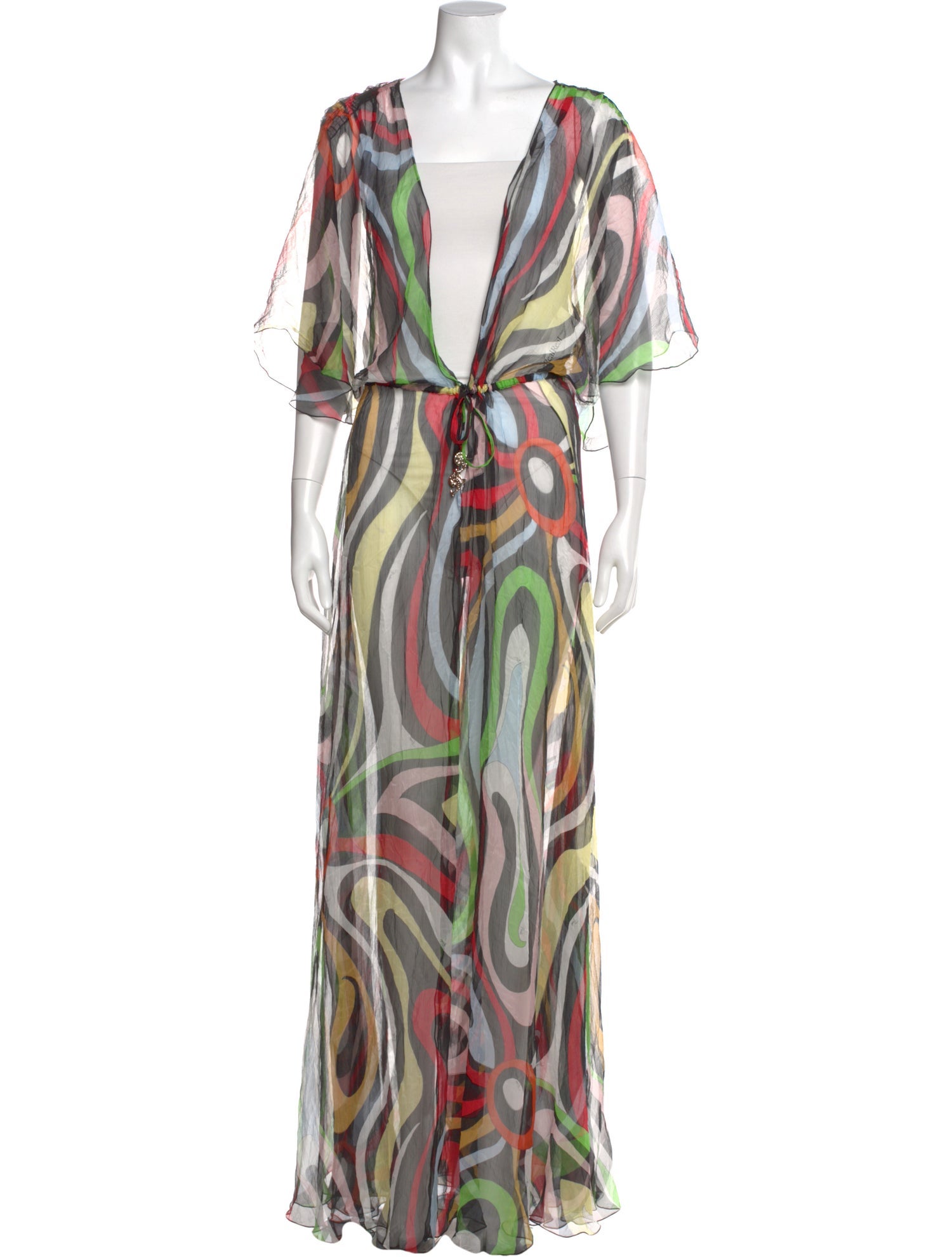 Emilio Pucci Silk Long Dress
