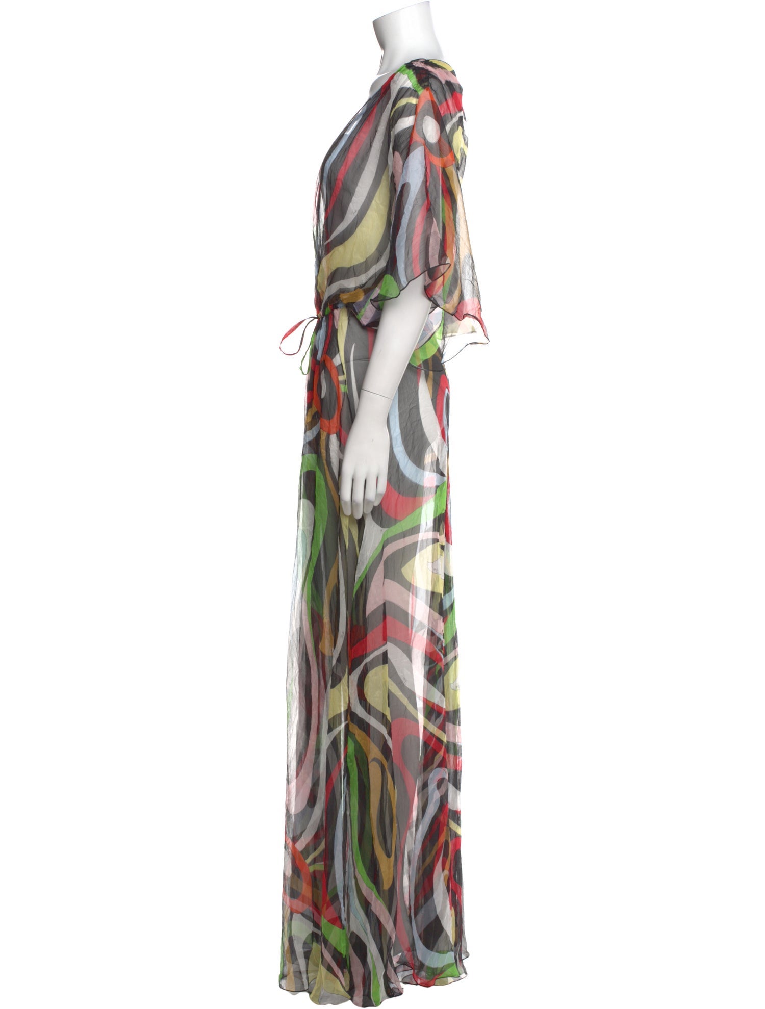 Emilio Pucci Silk Long Dress