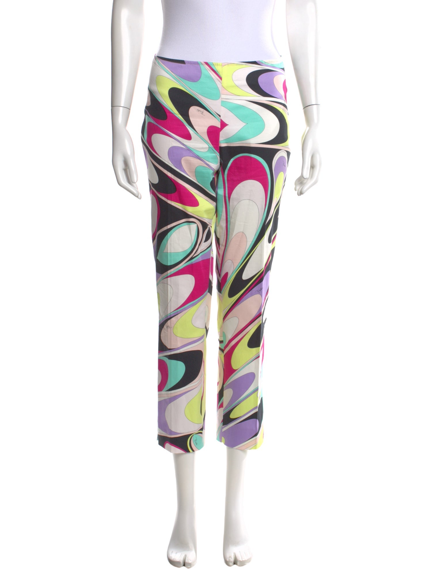 Emilio Pucci Vintage Straight Leg Pants