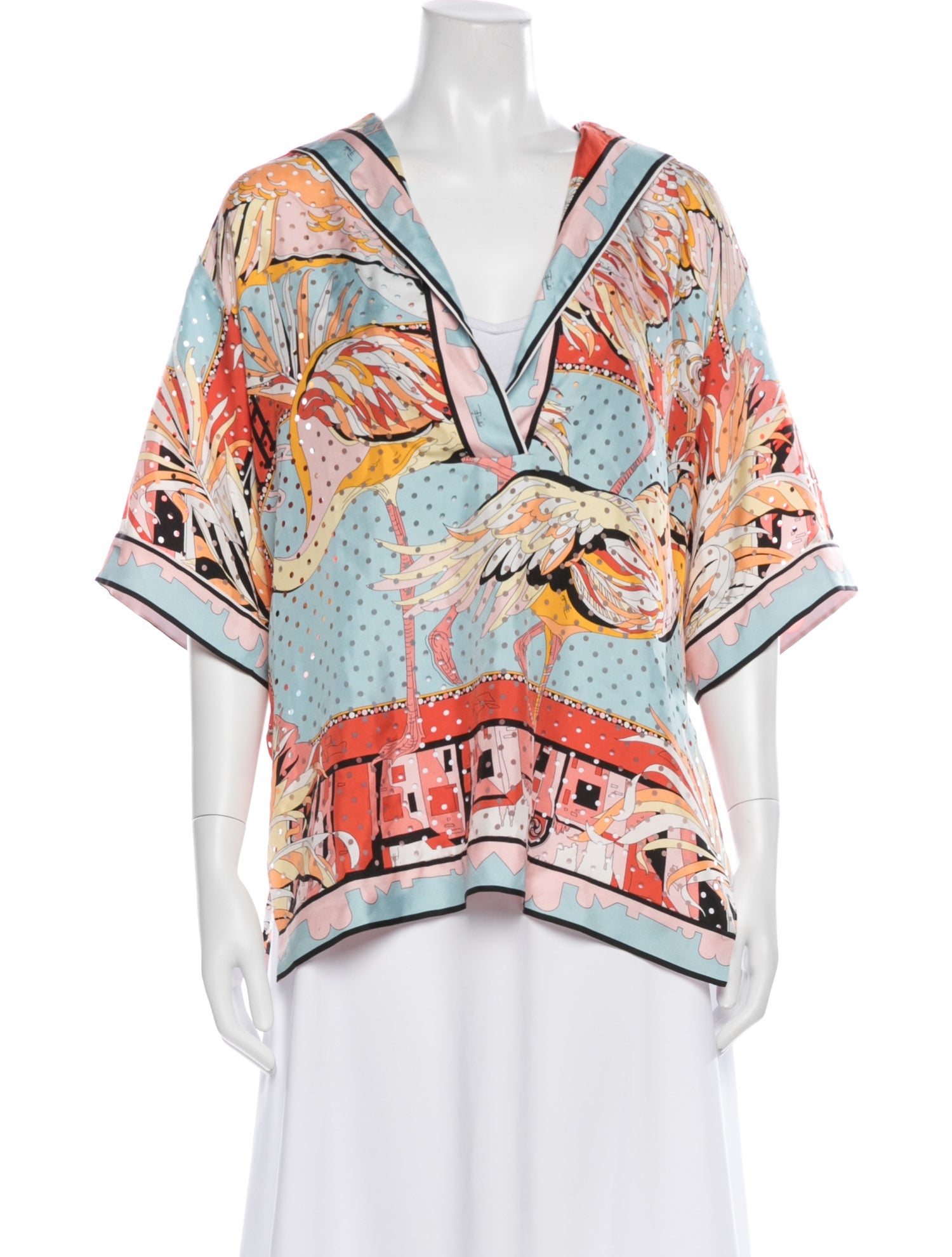Emilio Pucci Silk Printed Top