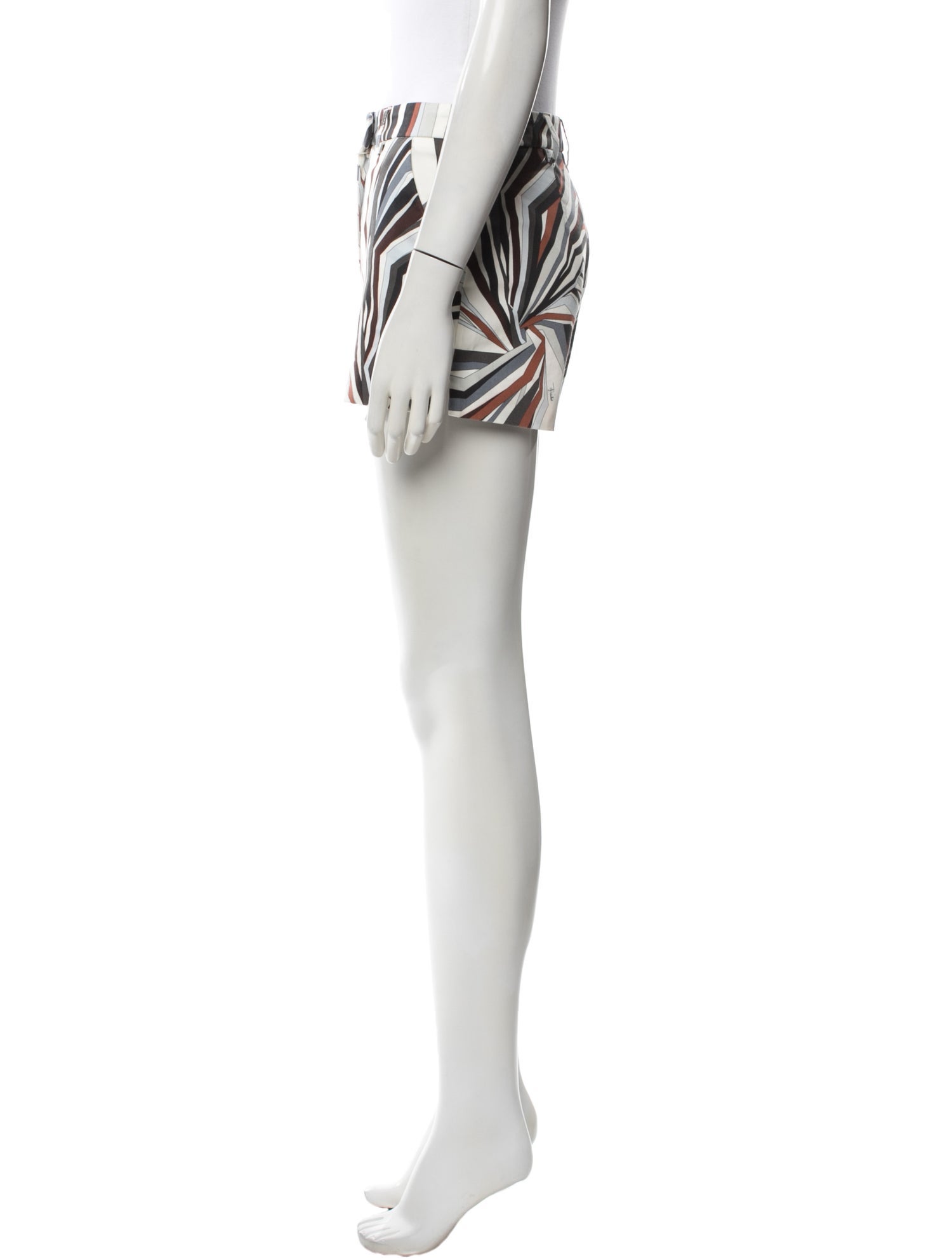 Emilio Pucci Striped Mini Shorts