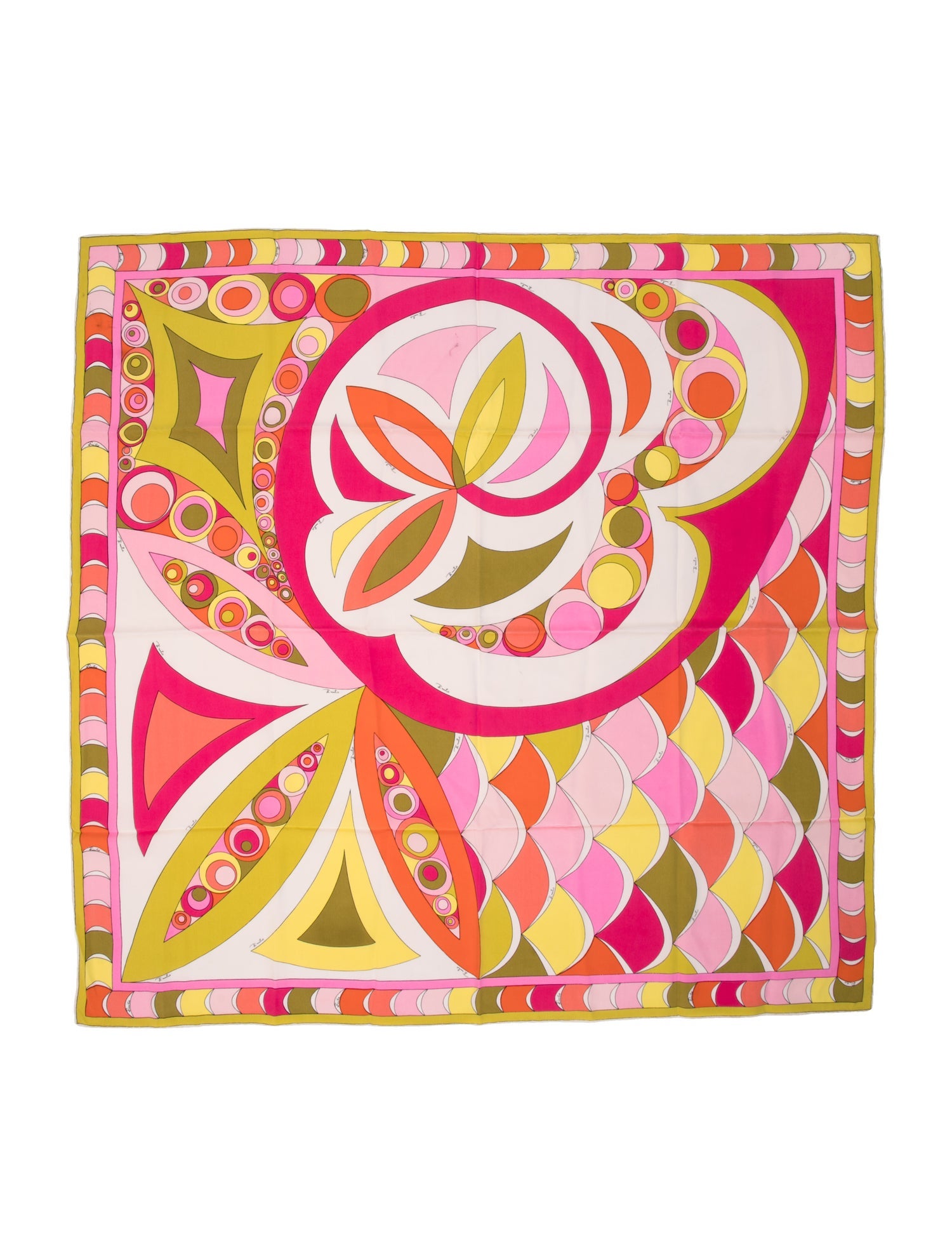 Emilio Pucci Silk Printed Scarf