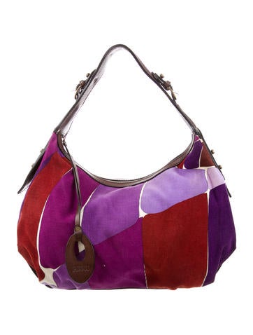 Emilio Pucci Corduroy Hobo