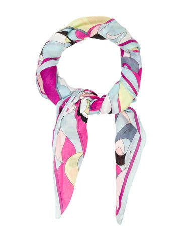 Emilio Pucci Abstract Print Scarf