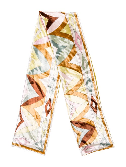 Emilio Pucci Abstract Woven Scarf multicolor