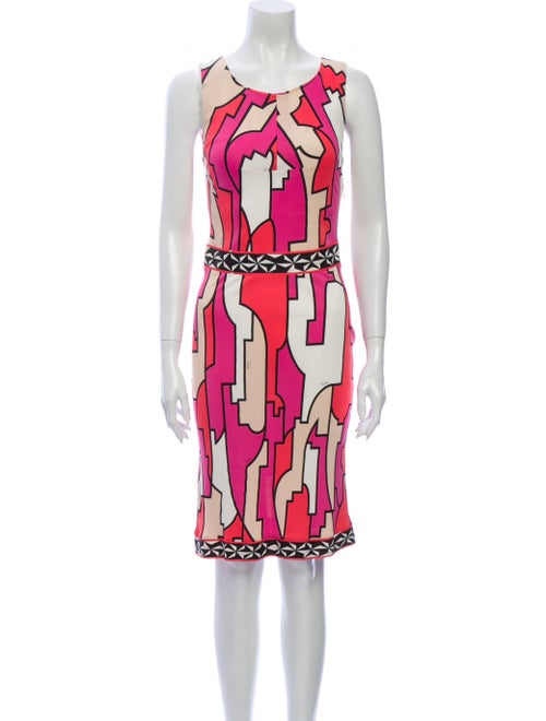 Emilio Pucci Printed Knee-Length Dress
