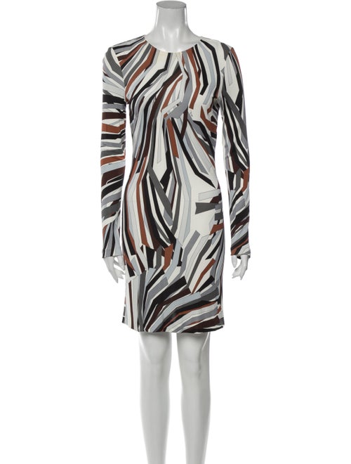 Emilio Pucci Printed Mini Dress White