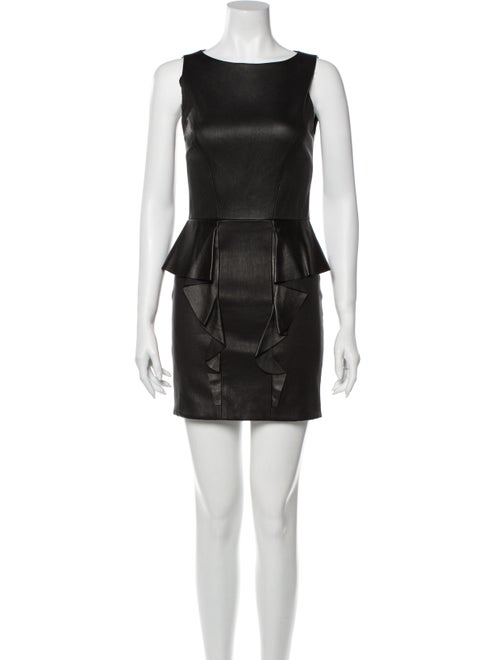 Emilio Pucci Scoop Neck Mini Dress Black