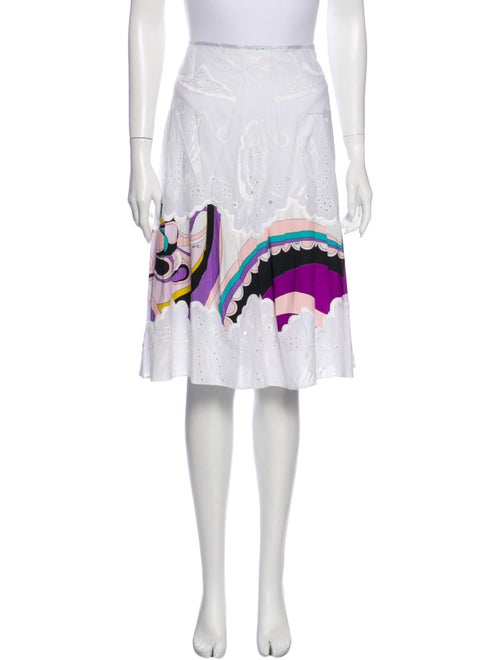 Emilio Pucci Printed Knee-Length Skirt