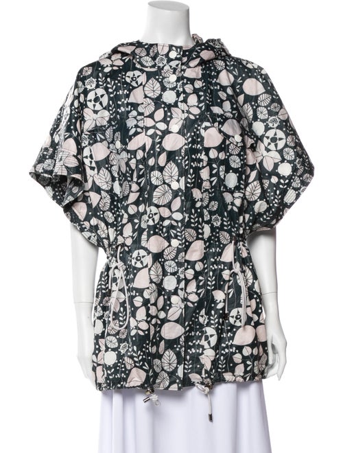 Emilio Pucci Floral Print Jacket Green