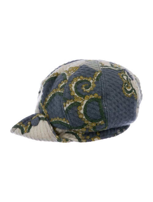 Emilio Pucci Wool Newsboy Hat multicolor