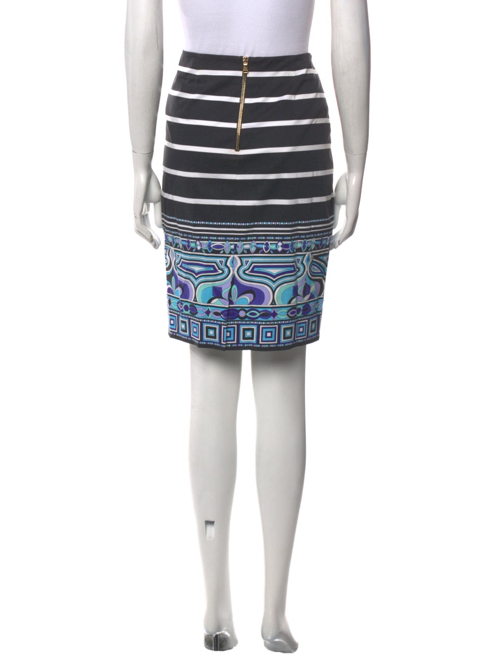 Emilio Pucci Striped Knee-Length Skirt - image 3