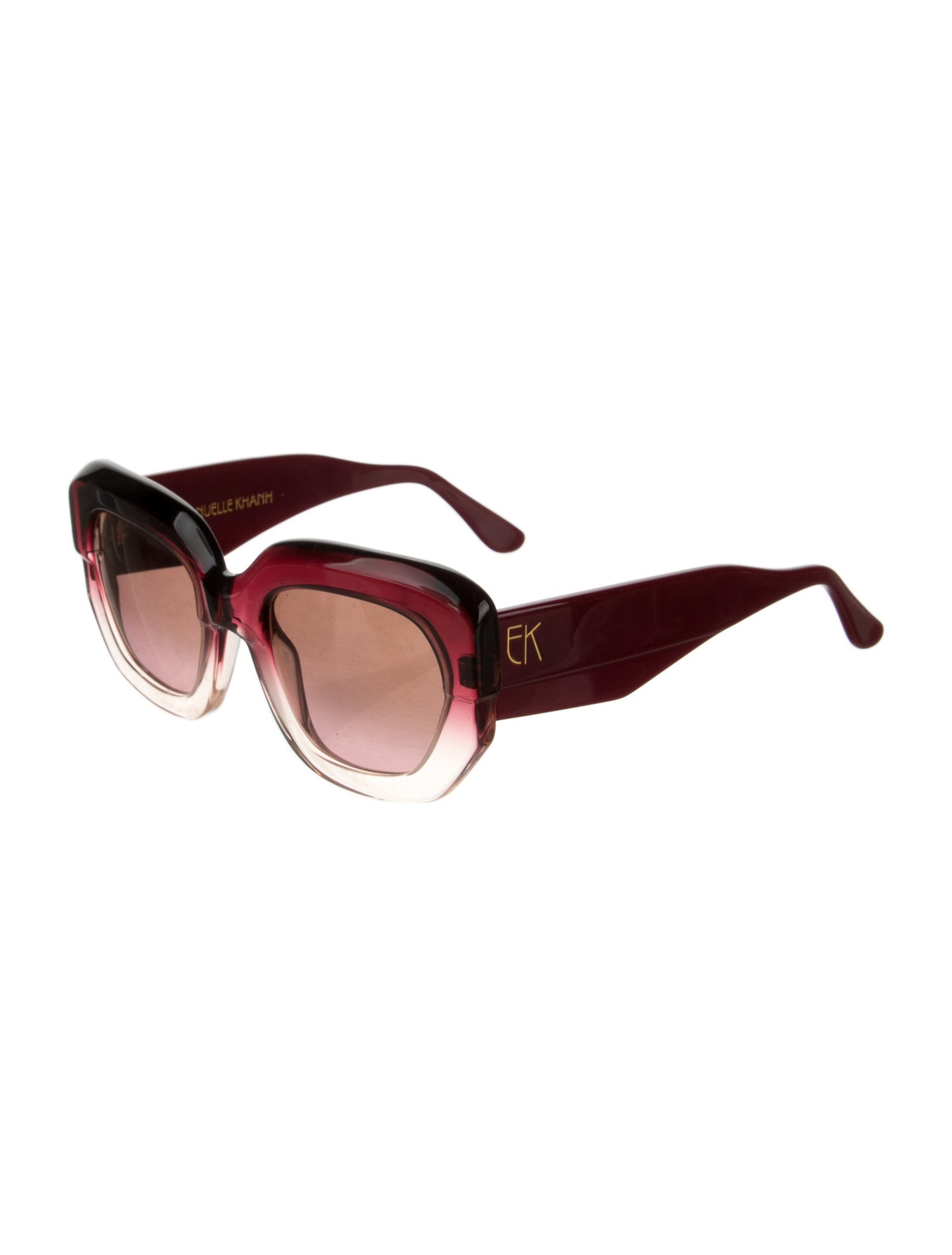 Emmanuelle Khanh Cat-Eye Gradient Sunglasses