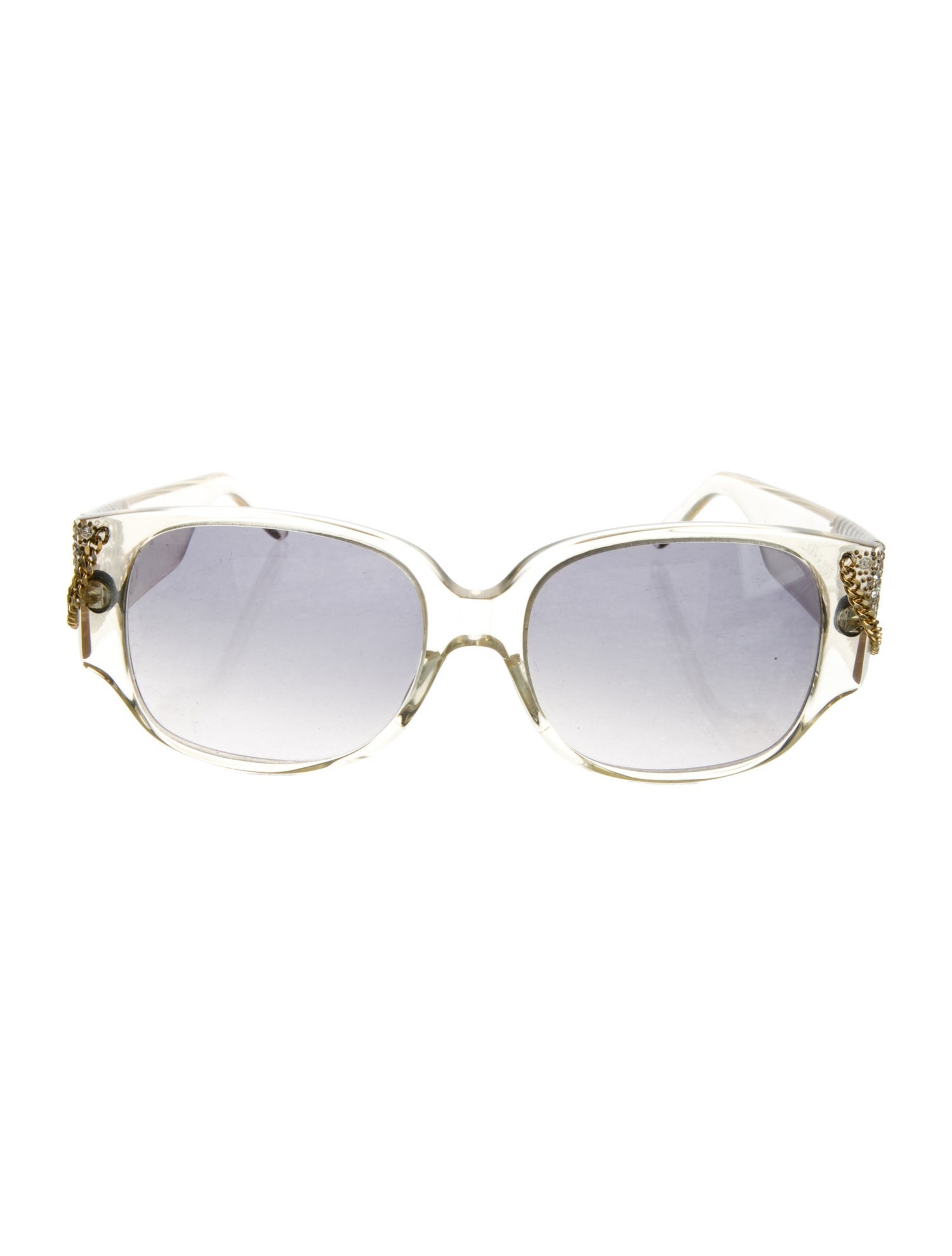 Emmanuelle Khanh Square Gradient Sunglasses