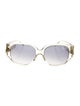 Emmanuelle Khanh Square Gradient Sunglasses
