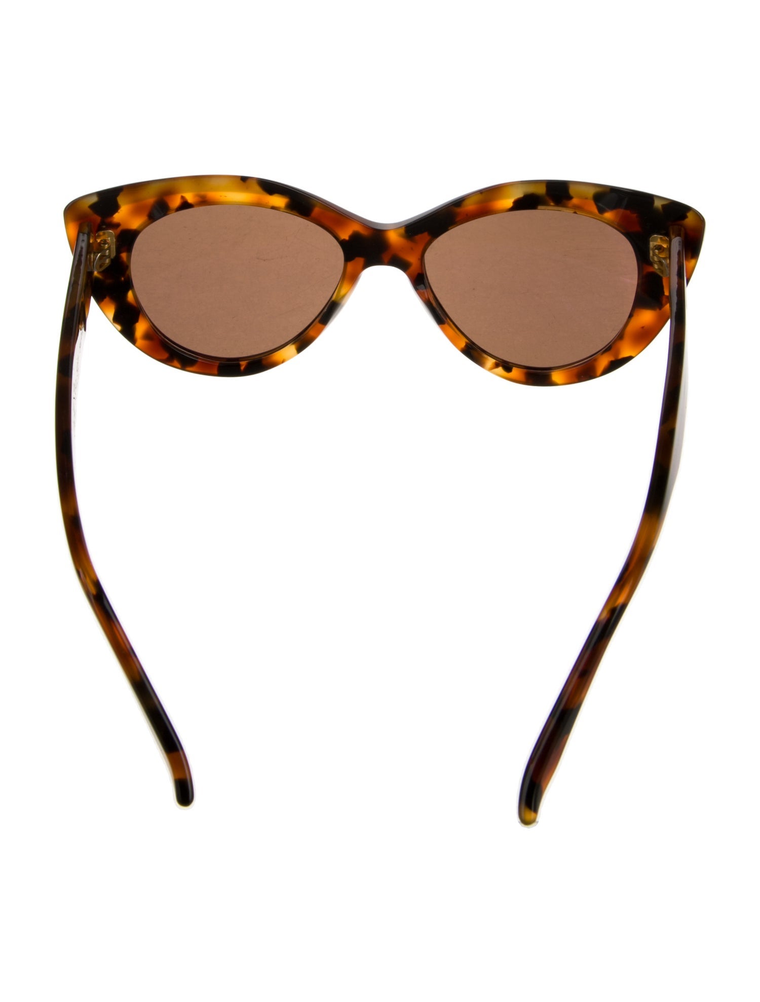 Emmanuelle Khanh Cat-Eye Tinted Sunglasses