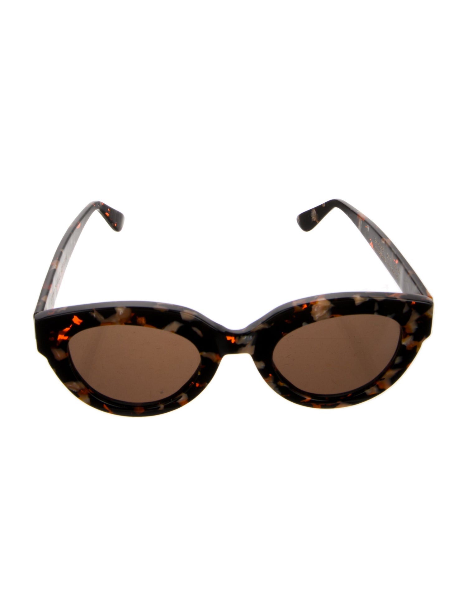 Emmanuelle Khanh Round Tinted Sunglasses